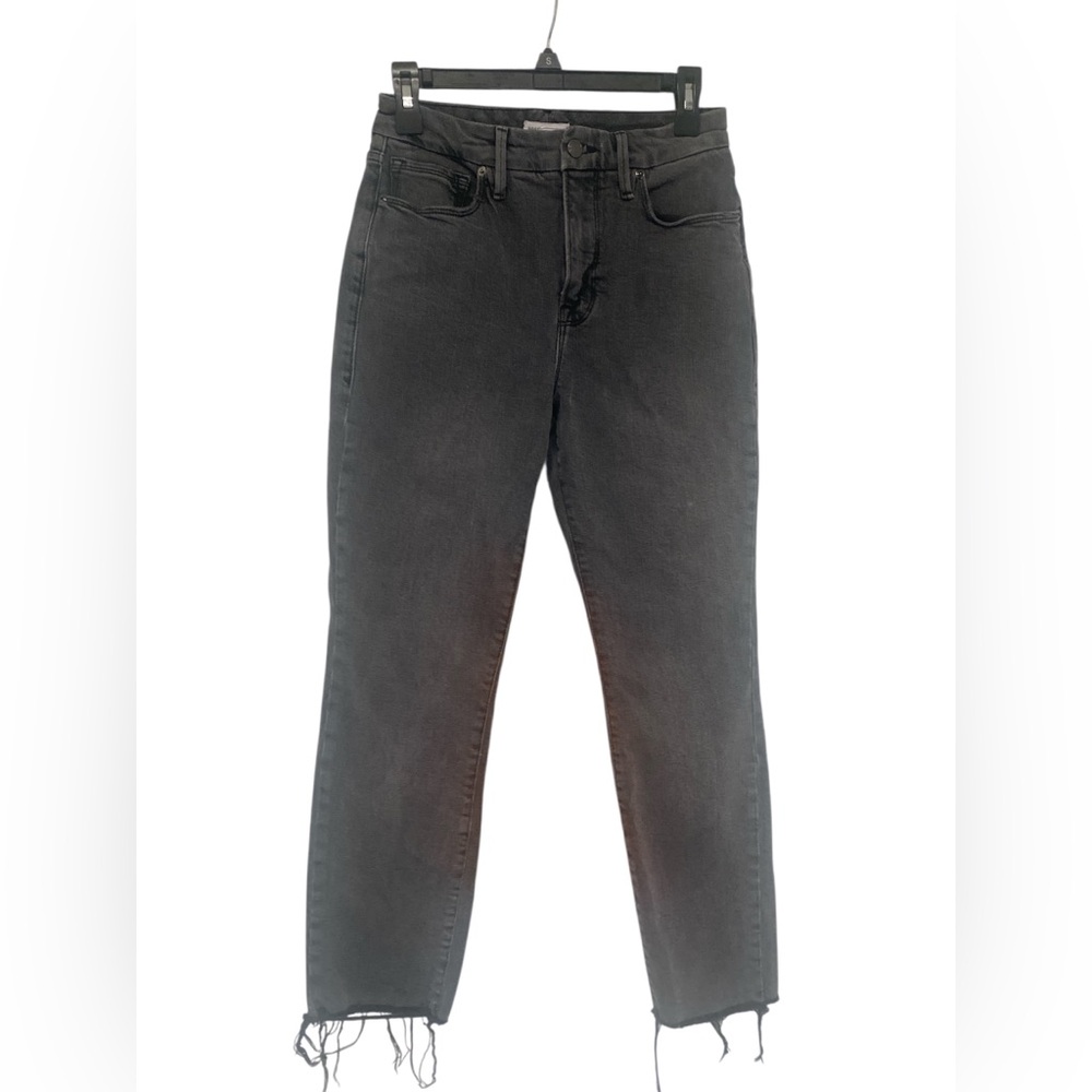 Good American Charcoal Ankle Jeans GUC 6/28